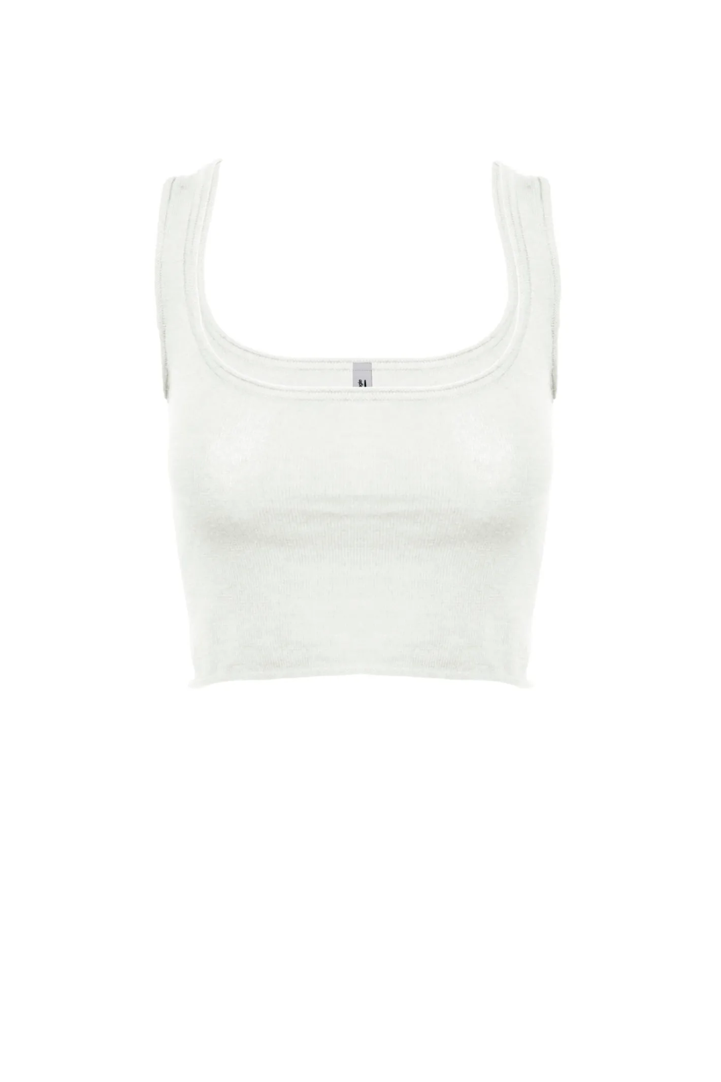Bomboogie T-Shirts-Tank-Top Aus Baumwoll-Leinen-Jersey