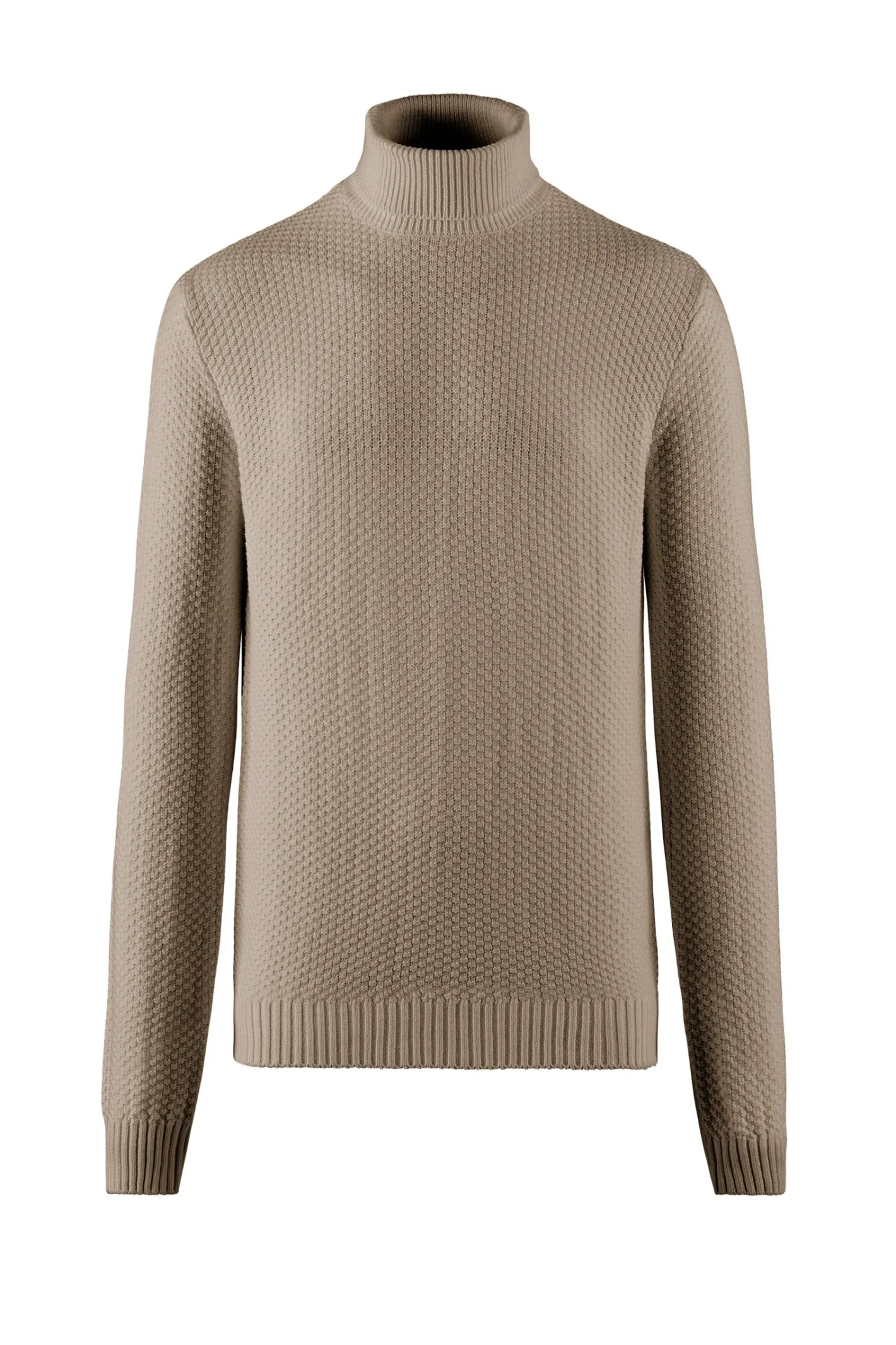 Bomboogie Pullover-Trikot- Rollkragenpullover Aus Baumwolle Und Wolle