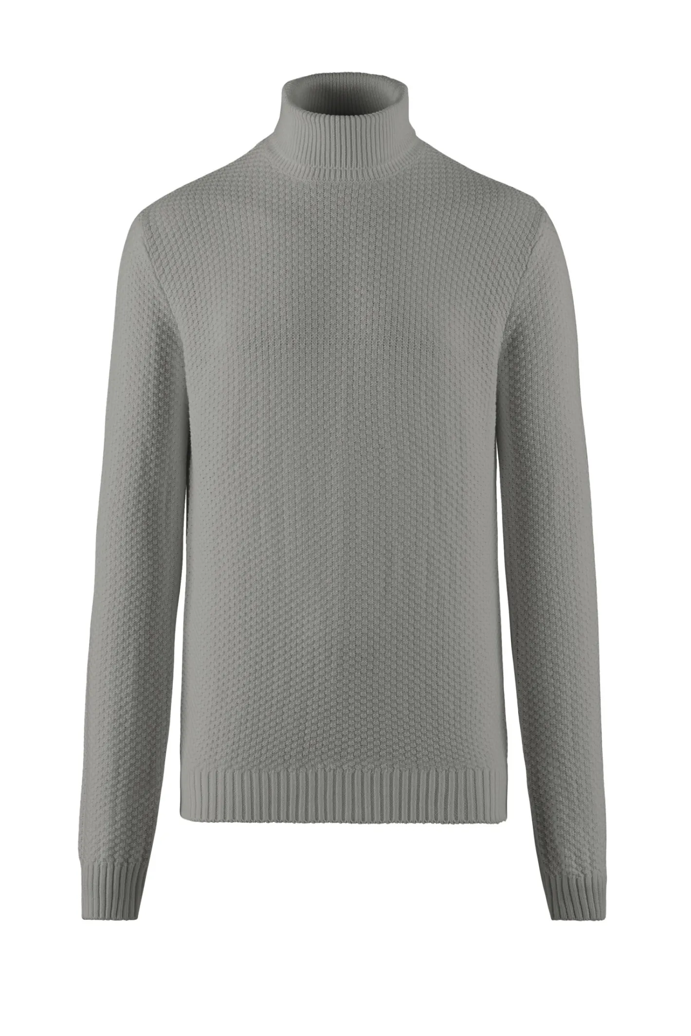 Bomboogie Pullover-Trikot-Rollkragenpullover Aus Baumwolle Und Wolle