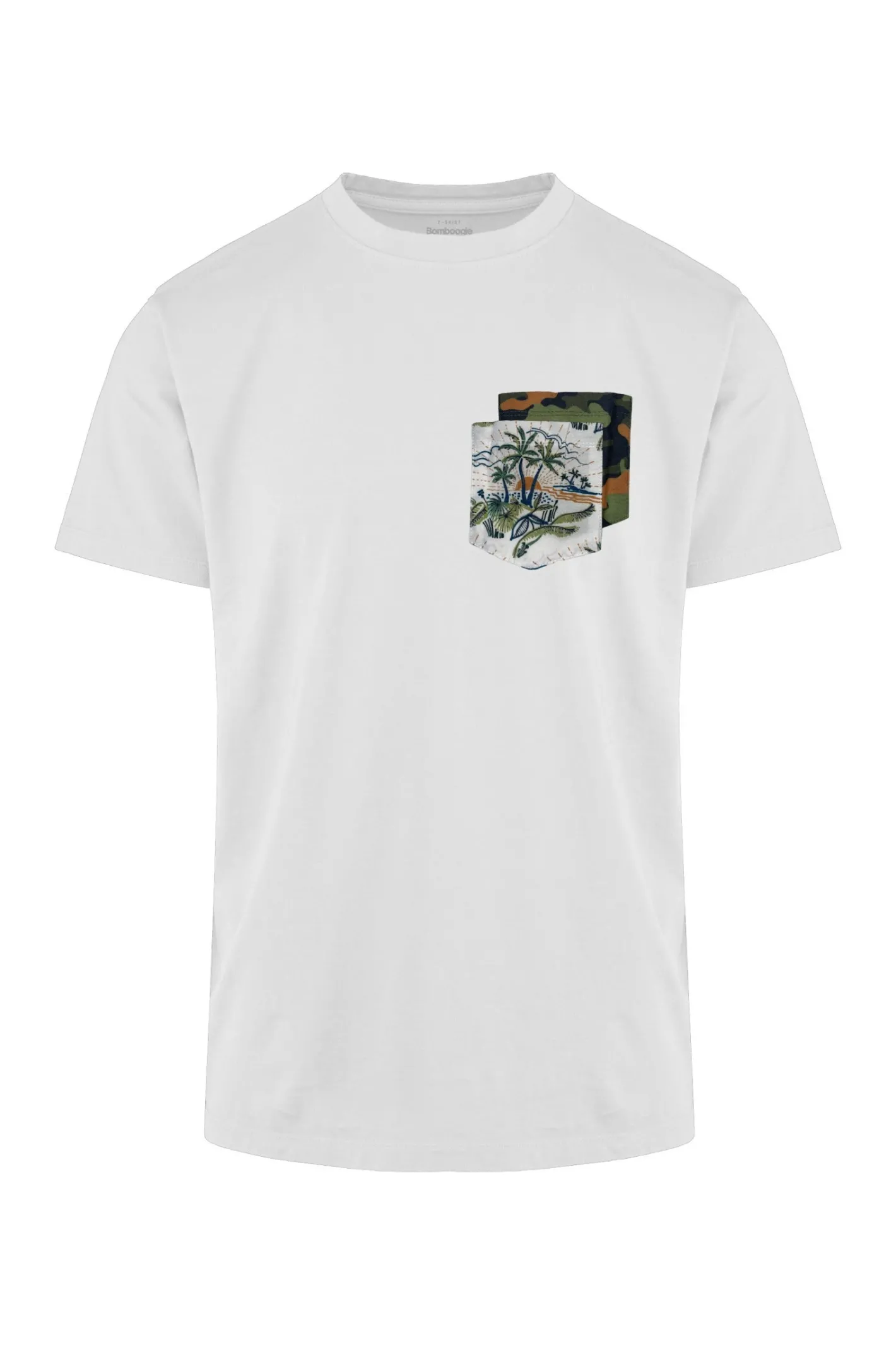 Bomboogie T-Shirts & Polos-T-Shirt Mit Rundhalsausschnitt Und Doppelter Brusttasche