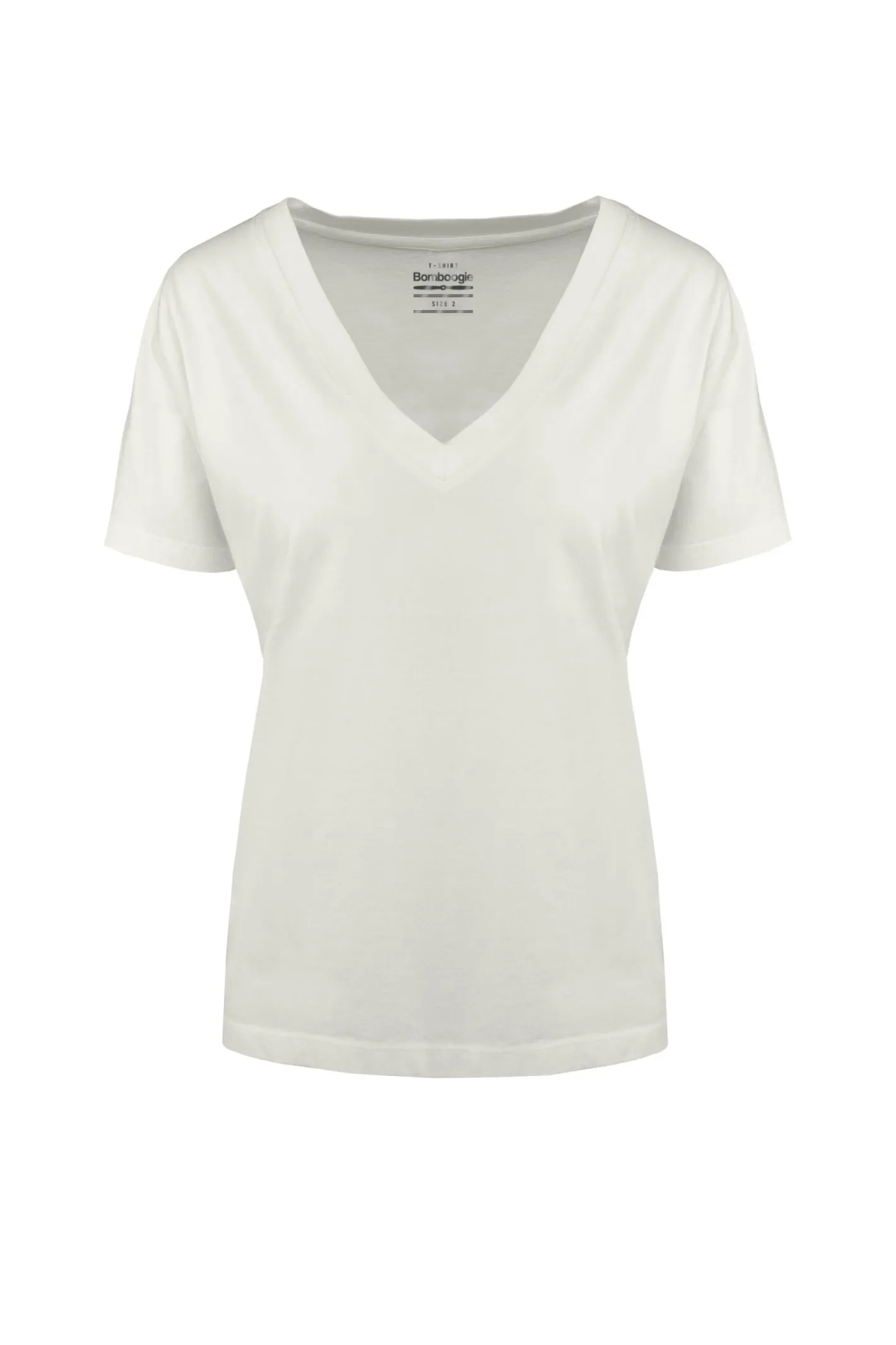 Bomboogie T-Shirts-T-Shirt Mit V-Ausschnitt Aus Bio-Baumwolle