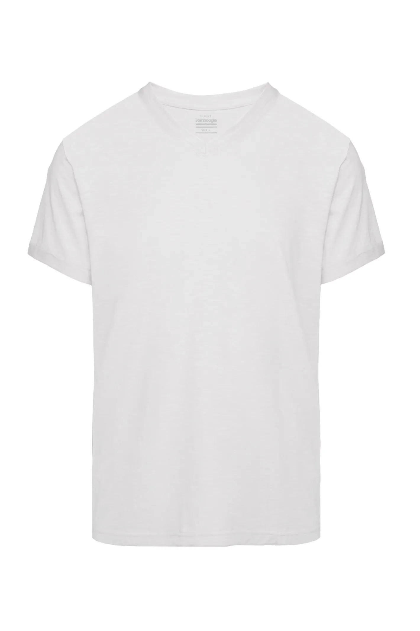Bomboogie T-Shirts & Polos-T-Shirt Mit V-Ausschnitt Aus Slub-Jersey