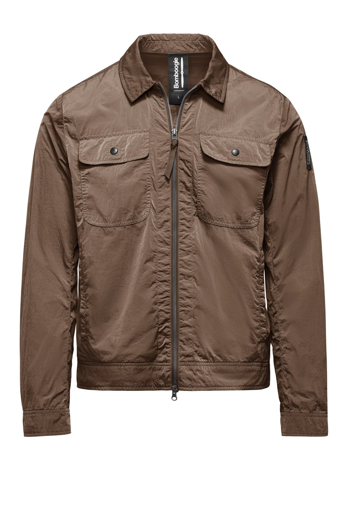 Bomboogie Leichte Jacken-Ungefütterte Nylonjacke, Garment Dyed