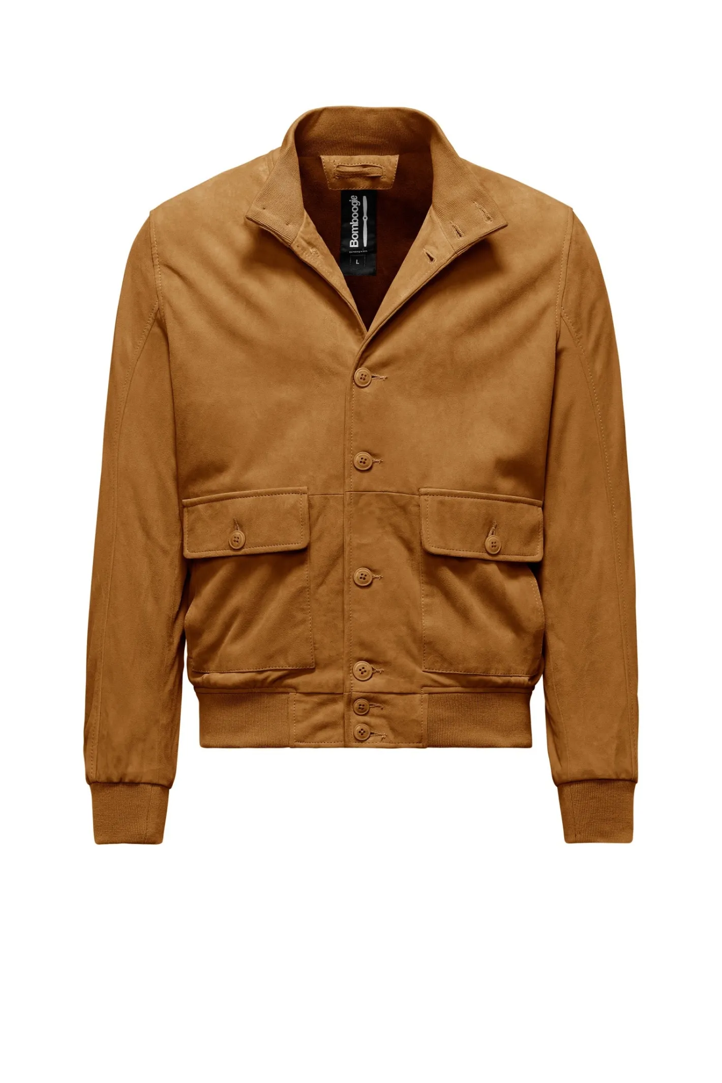 Bomboogie Lederjacken | Bomberjacken-Walt Bomberjacke Aus Wildleder