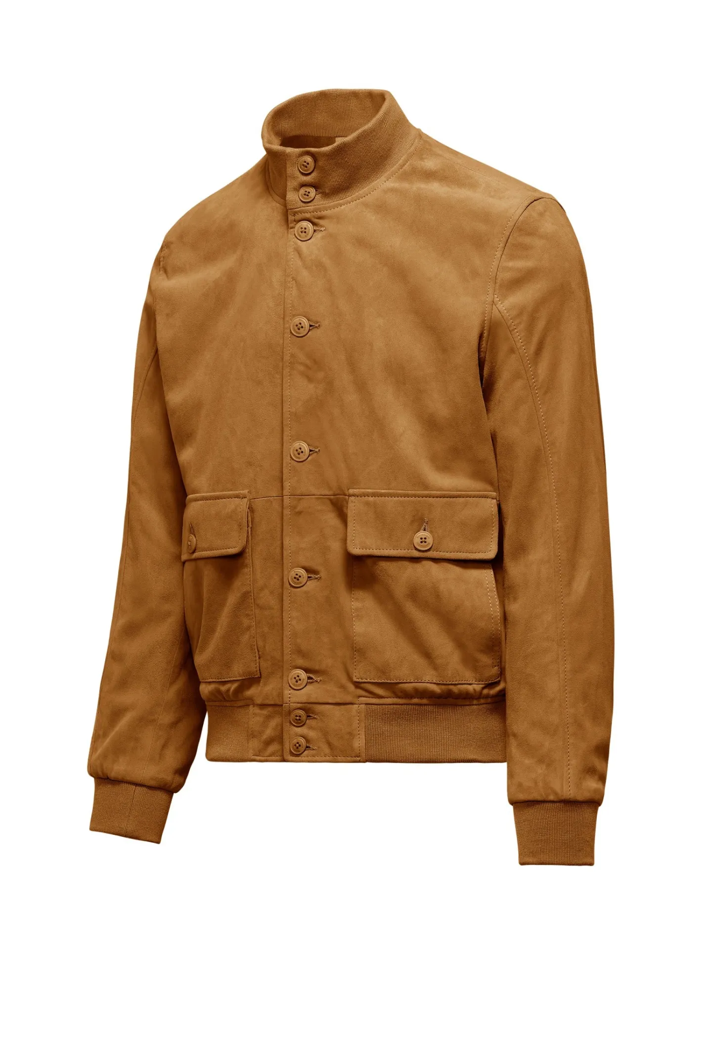 Bomboogie Lederjacken | Bomberjacken-Walt Bomberjacke Aus Wildleder